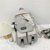 School Bag Female Large Capacity Japanese Junior High School High School Student Backpack Color Matching Tooling Backpack