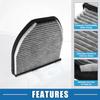 2pcs for Mercedes-Benz W204 W212 2128300318 Car Cabin Air Filter Cooling System
