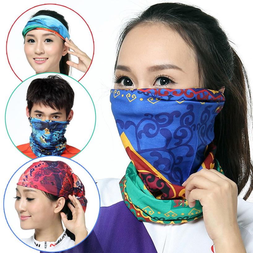 

1 Pcs Multifunctional Outdoor Sport Scarf Unisex Neck Warmer Wrap Face Simple Headbands Hiking Bandana Head Cover Fashion Bike