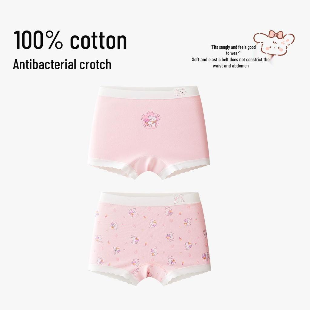Girls' Pure Cotton Boxer Briefs - Soft, Comfy Fit for Infants, Toddlers & Kids