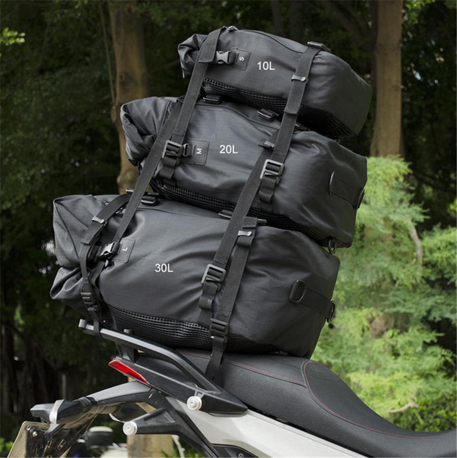 2Pcs  20L 1Pc 30high quality L multi-function waterproof motorcycle rear seat bag side bag motorcycle bag rear bag  Shoulders Bag Backpack