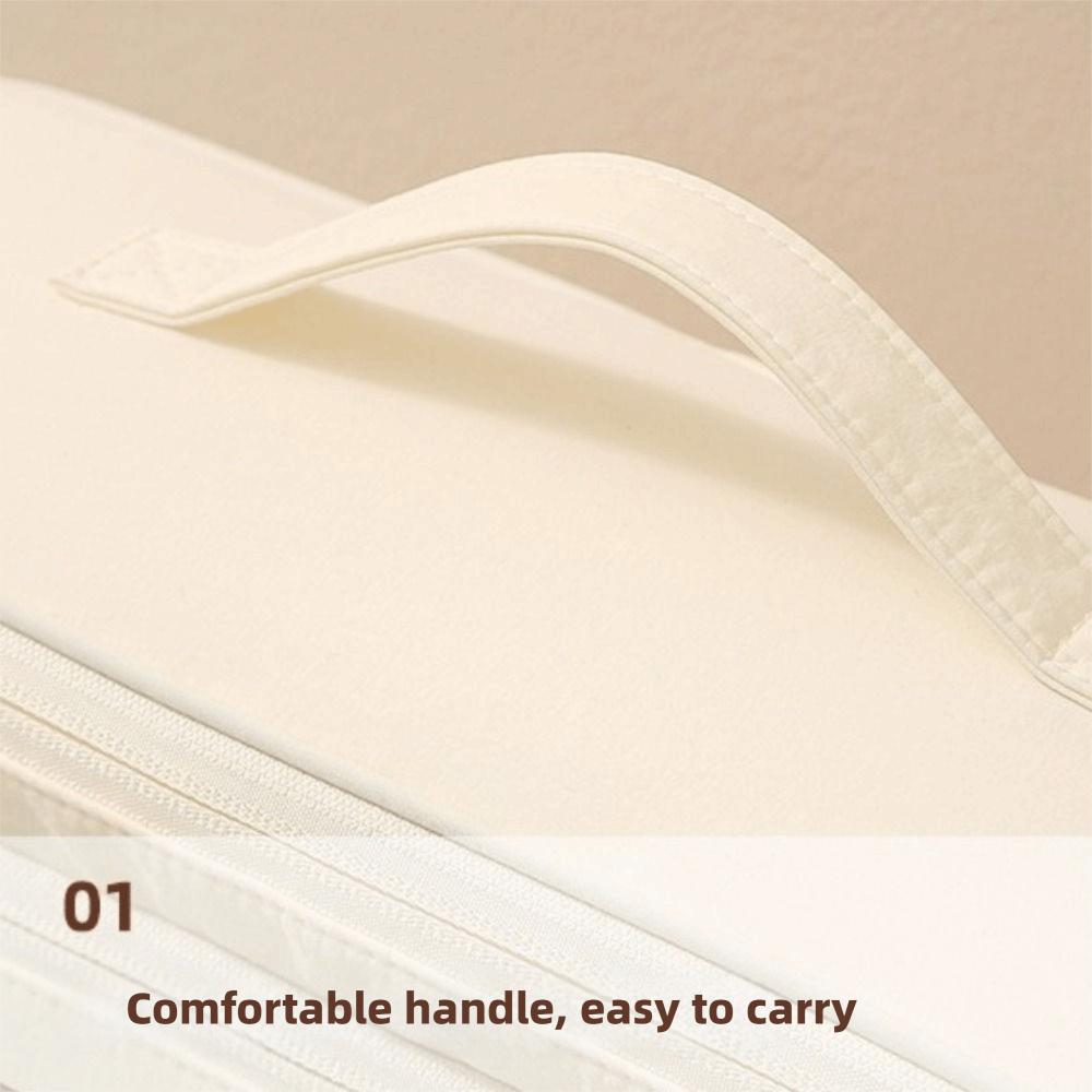 Large Capacity Double Layer Hair Dryer Bag Nylon Carrying Case  Hair Styling Tools