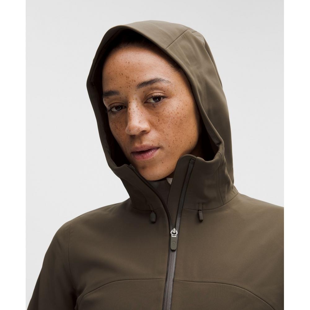 Lululemon Women S croSS Chill City To Trail Jacket Olive Brown