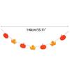 Handmade Wood Beads Ornament Fall Seasonal Decorations Thanksgiving Home Accent Pumpkin Garlands Hanging Decors