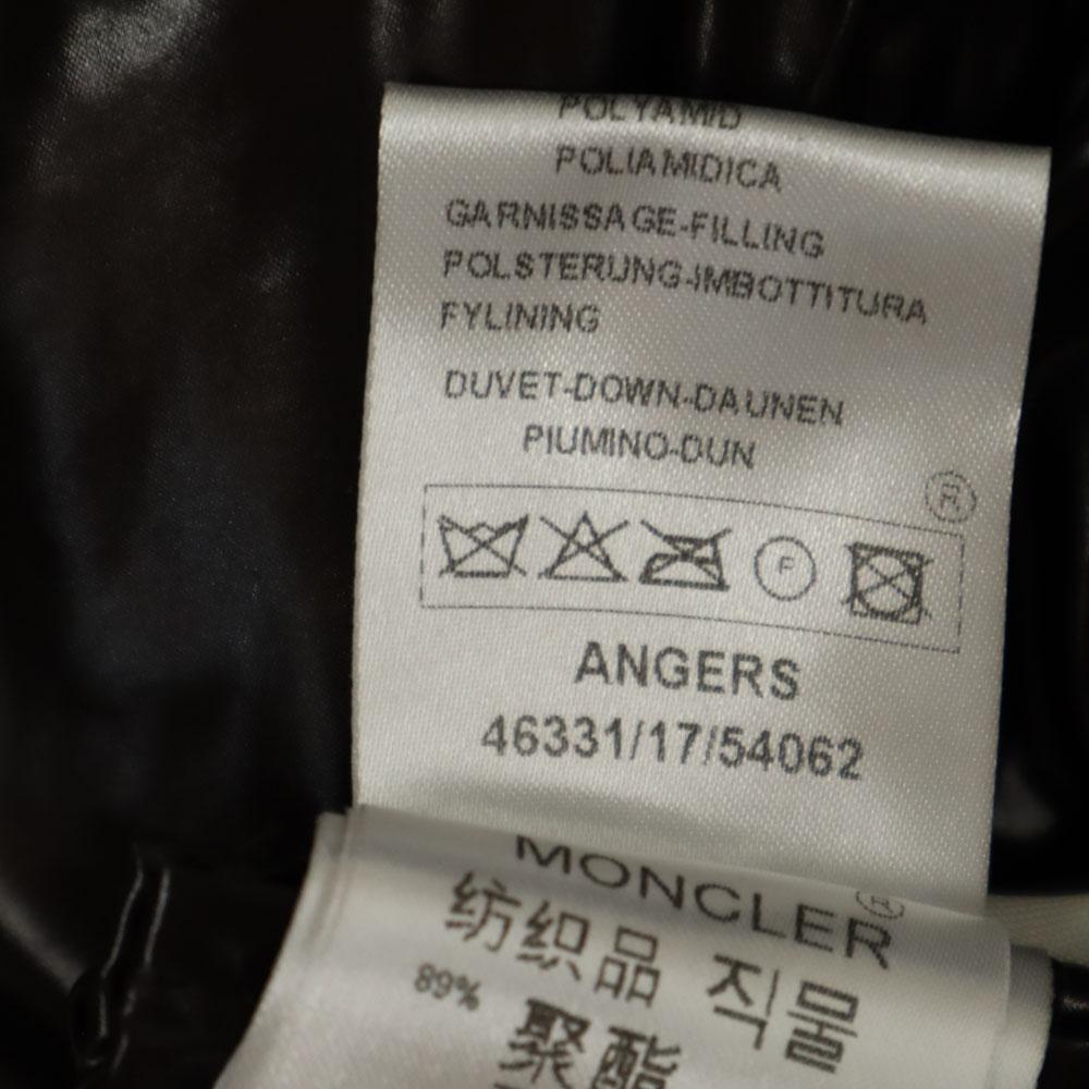 MONCLER Made in Hungary ANGERS Down jacket 2 Brown Women Used