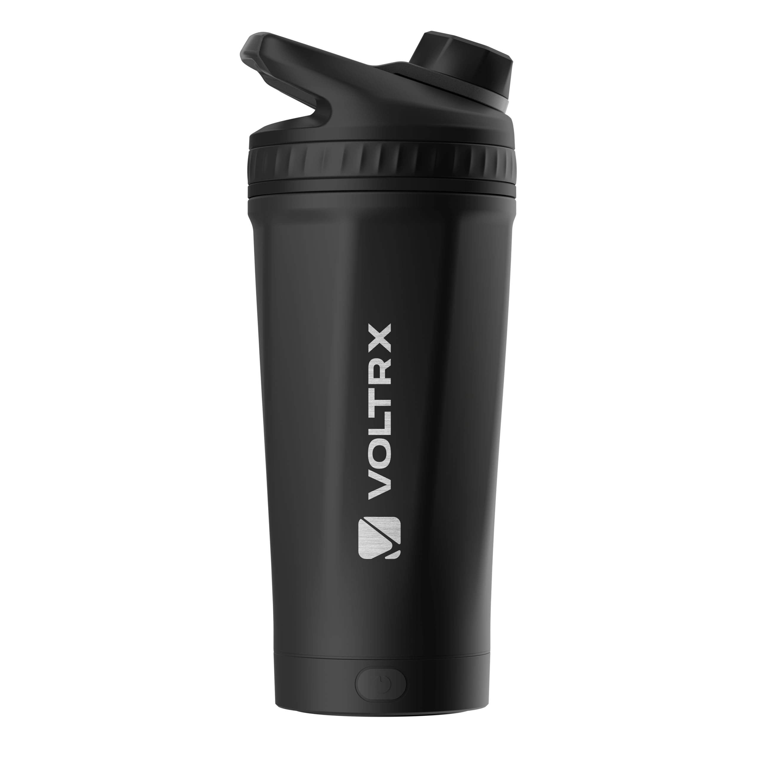 VOLTRX ChillMix Шейкер Изолированный из Нержавеющей Стали с Зарядкой от USB C Электрический Шейкер для Протеиновых Коктейлей и Хром