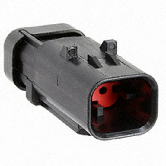 TE Tyco 776534-1 Black Rectangular Waterproof Dustproof Connector Housing Socket