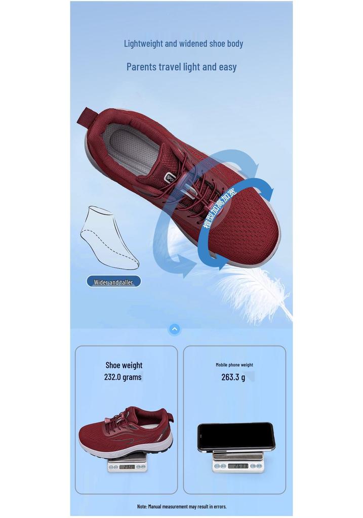Slip-on Soft Sole Anti-Slip Walking Shoes for Women, Grandma Spring/Summer Collection 2025