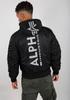 Winter Jacket Alpha Industries MA-1 ZH Back Print (128113) Black/reflective