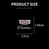Car Emblem Logo Decorative Stickers Badge Decal Interior Styling For Cadillac Escalade CTS ATS SRX STS XT5 XT4 XT6 XTS CT4