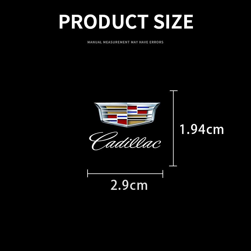 Car Emblem Logo Decorative Stickers Badge Decal Interior Styling For Cadillac Escalade CTS ATS SRX STS XT5 XT4 XT6 XTS CT4