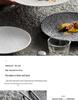 Black and White Ceramic Food-Grade Shallow Plate - Luxury Style for Meals and Breakfasts