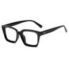 2022 Trendy European & American Style Square Frame Candy Color Glasses with Floral Legs and Flat Lenses