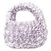 Petal Pleated Zipper Closure Mini Handbag Women Handbag Lilac 1269100002