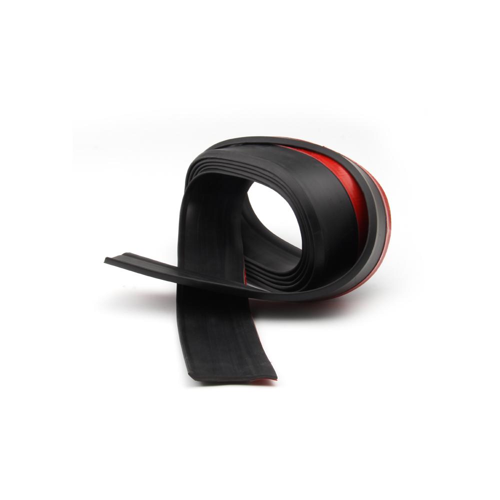 2,5M Bil Främre Stötfångare Läpp Gummi Universell Stötfångarskydd kolfiber Gummi Bil Stötfångarskydd Främre Stötfångare