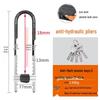 Kankeirr Heavy-Duty Double Glass Door U-Lock