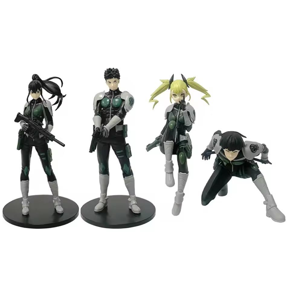 Skladem 1-4 ks Amine Kaiju Ne. Figurka 8 Kafka Hibino Mina Ashiro Kostra Kreativní PVC Model Hračky Děti Akční Soška Panenka Dárky