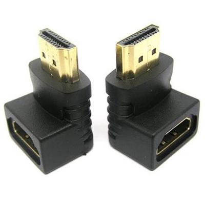 V1.4 HDMI Adattatore Maschio a Femmina ad Angolo Retto 90 Gradi per TV 3D 1080P LCD HDTV
