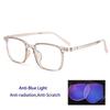 Square Anti Blue Light Reading Glasses Men Woman Prescription Glasses Optical Glasses Single Focus Presbyopic Glasses