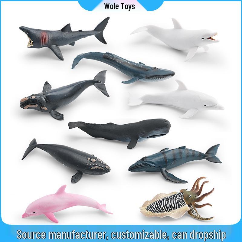 Children's Marine Life Humpback Whale Model Toy Simulation