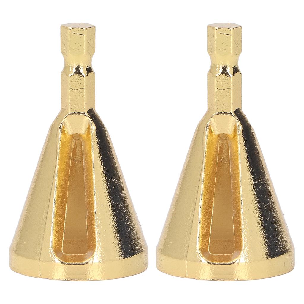 2pcs Deburring External Chamfer Tool Remove Burr Quick Release Hex Shank 3 Slot Deburring Chamfer