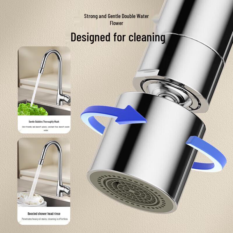Jomoo Dual-Function Universal Rotating Kitchen Faucet