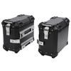 35L Motorcycle Side Case Aluminium Alloy Motorbike Hard Side Saddlebag Box with Safety Lock