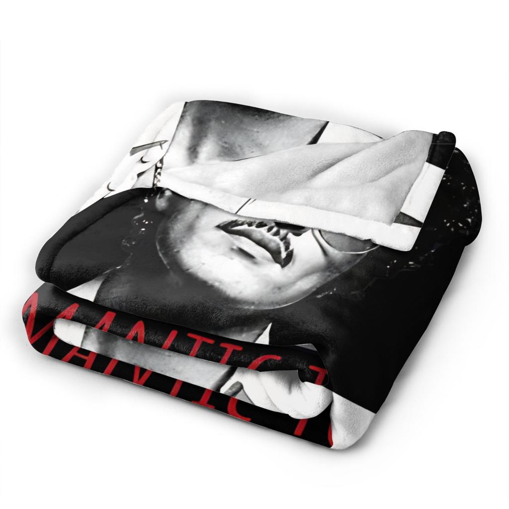 Bruno Mars Music Tour Flannel Blankets Awesome Throw Blankets for Bed Sofa Couch 125*100cm Bedspread,