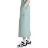 Vans Riley Parachute Cargo Skirt Loose Solid Color Casual Long Skirt Women Skirts Blue VN000HQBM8I