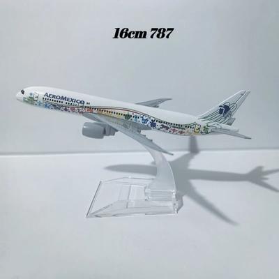 16/20cm Diecast Metal Mexico Airline Boeing 787 Plane Aircraft Model Toy for Christmast Gift Home Decor Collection