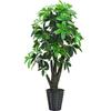 Large Artificial Money Tree Decorative Indoor Plant - Fake Green Bonsai for Living Room Floor