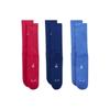 Jordan Crew Socks Men's 1 Set 3 Pack Red/Blue/Navy Blue SX5545-600