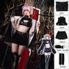 Nanakusa Nazuna Cosplay Costume Wig Trench Jacket Anime CALL OF THE NIGHT Cosplay Halloween Carnivals Outfits for Women