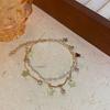 Korean Style Double Layer Pearl Gold Butterfly Necklace - Luxury Simple Sweater Chain