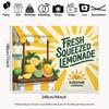 2D Fresh Squeezed Lemonade Stand Backdrop Photography Background