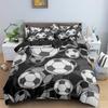 Special 3D Colorful Graffiti Football Bedding Collection For Boys Teen Microfiber Duvet Cover Collection Bedroom Decor Ball Sports Quilt Cover