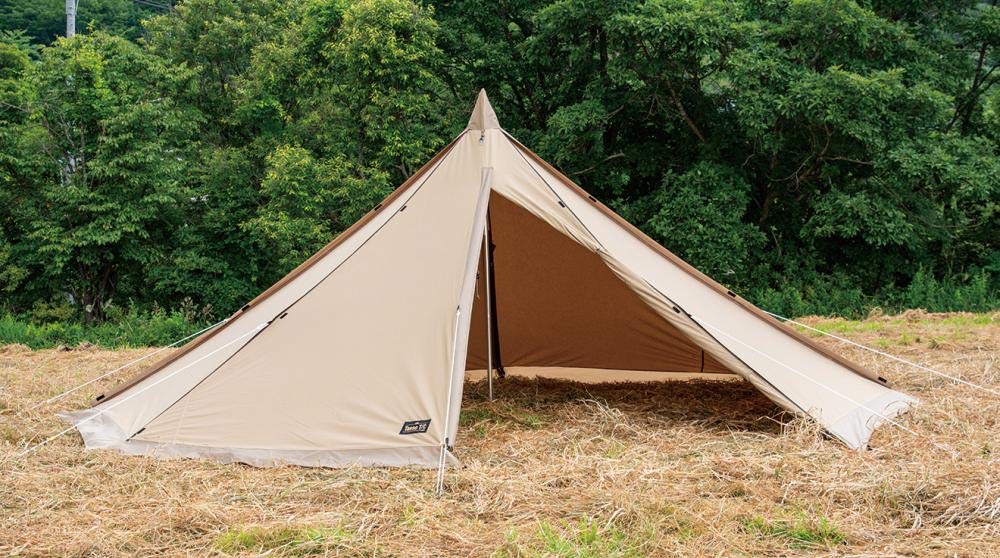 ogawa Outdoor Camping Tent One Pole Tasso Sand Beige 2727 [For 1-2 People] T/C