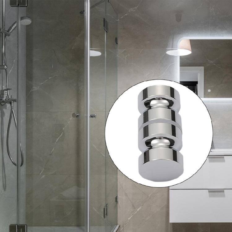 Aluminium Knob Rustproof Door Handle 80mm Length for Shower Door  designs  for Comfort & Styles in Home & Hotel Bathrooms