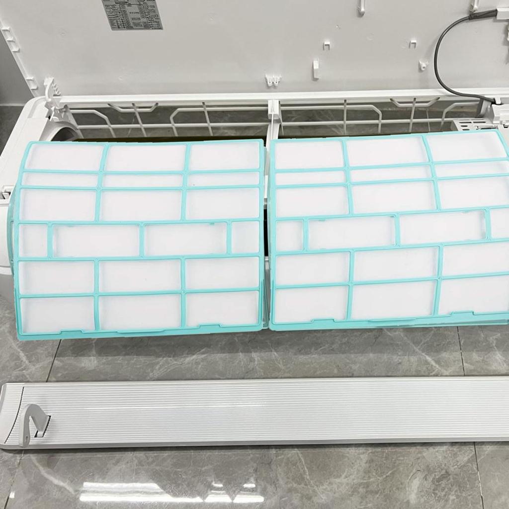 Air Conditioner Filter 30 x 29 Plastic Dust Screen Replacement for Wall Mounted AC Indoor Unit   2 Pack Compatible Room Air Filter Accessories Set