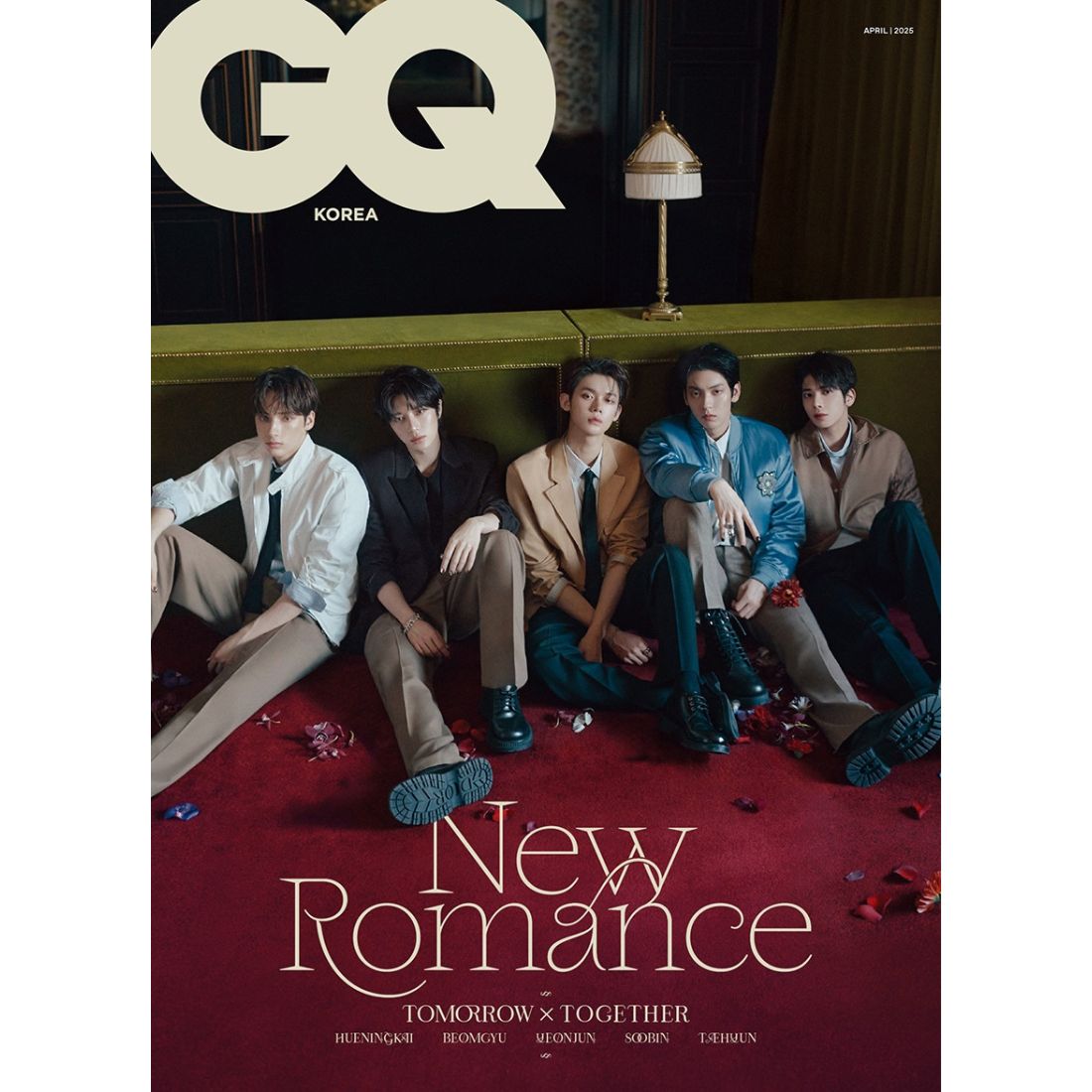 

GQ Корея 2025 Апрель TXT TOMORROW X TOGETHER, K POP, KSTAR, KIDOL, KFASHION Cover A