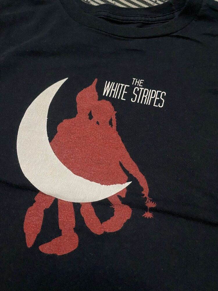 РАСПРОДАЖА Редкая Хлопковая Мужская Футболка Унисекс Группы The White Stripes Все Размеры XXL