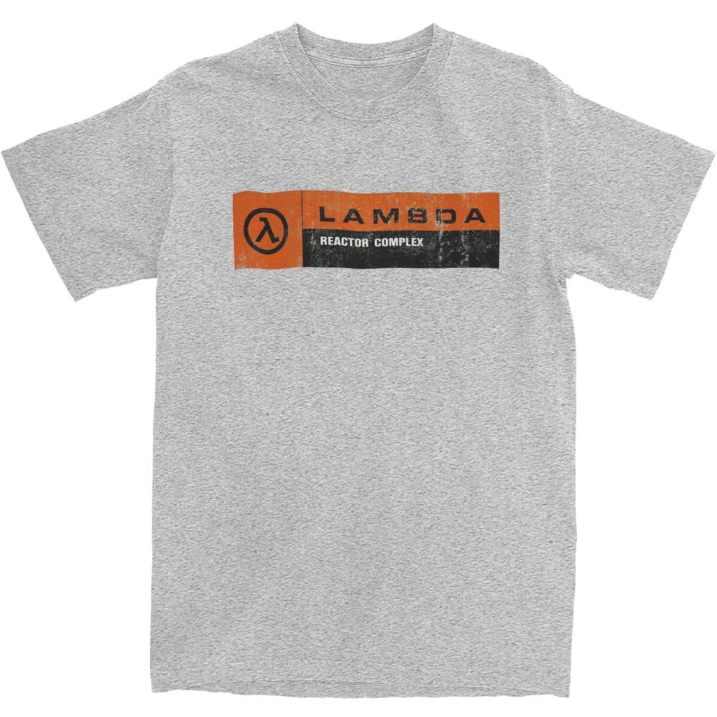 Paar T-Shirt Lustiges Spiel Halfs Lifes Lambda Reaktor Komplex Beschilderung T-Shirts Hip Hop Tees Streetwear Baumwollkleidung Geschenkidee