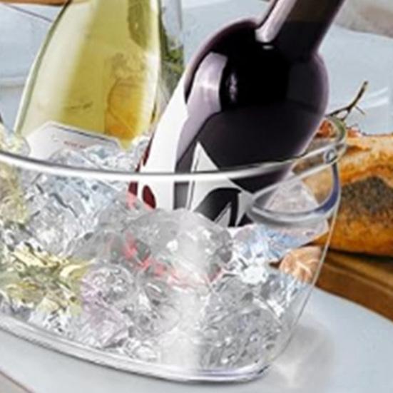 Ice Bucket 5L Large Capacity Boat Shape Ice Container with Ice Shovel Ice Pail for Party Wine Beer