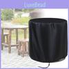 Heavy Duty Waterproof Round Table Cover For Outdoor Furniture Dust And Rain Shield