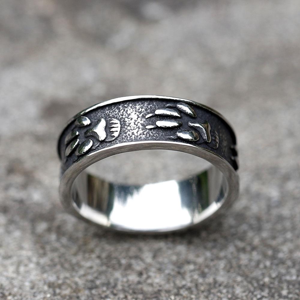 NEW Men's 316L Stainless-steel Rings Viking Bear Paw RING for Teen  Animal Jewelry Gifts Free Shipping