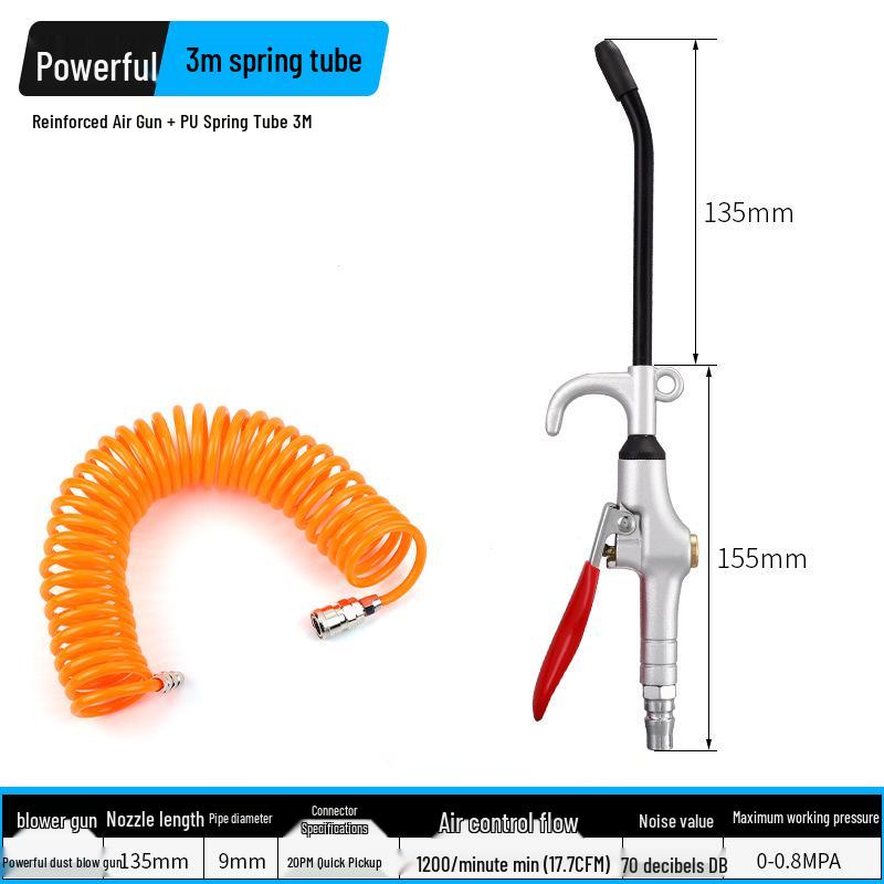 High-Pressure Air Duster Gun for Dusting and Blowing