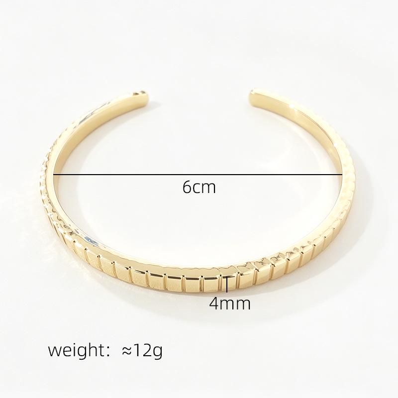 Gold Strass High-End Damen Luxus Einfacher Ring Armband Schmuck