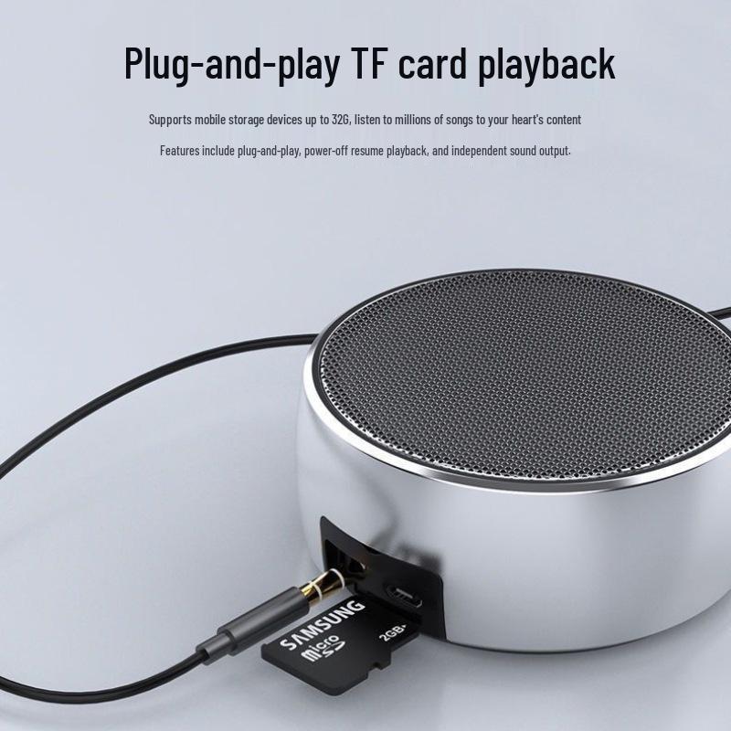 Portable Outdoor Bluetooth Speaker BS01 - High-Quality Sound with Powerful Bass and Smart Reconnection