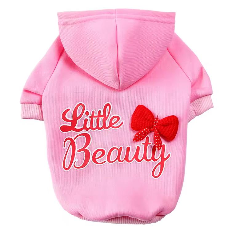 Autumn Winter Dog Clothes for Small Medium Dogs Girls,Fleece Lined Dog Hoodies Sweater Puppy Sweatshirt Chihuahua Yorkie Apparel