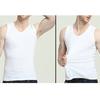 Men Summer Fitness Vest Solid Color Seamless V Neck Sleeveless Stretchy Soft Breathable Quick-drying Pullover Casual Men Gym Sport Tank Top